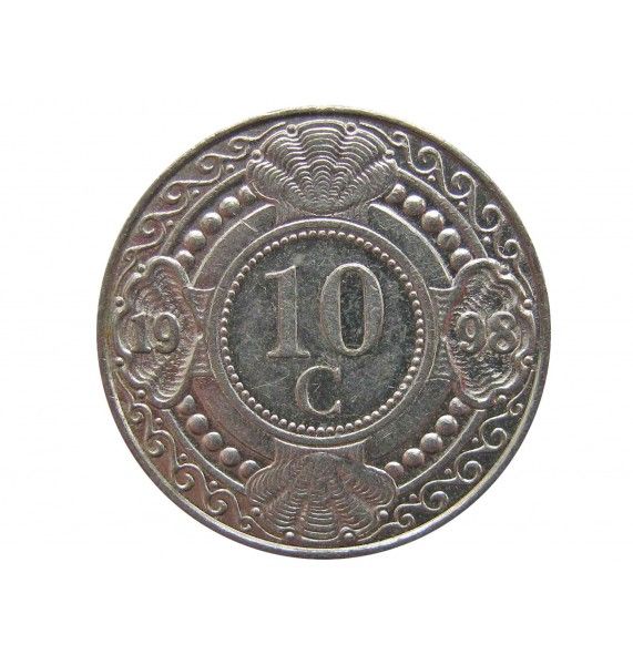 Нидерландские Антиллы 10 центов 1998 г.