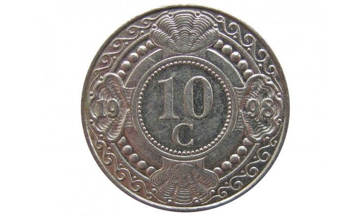 Нидерландские Антиллы 10 центов 1998 г.
