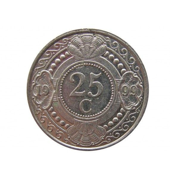 Нидерландские Антиллы 25 центов 1999 г.