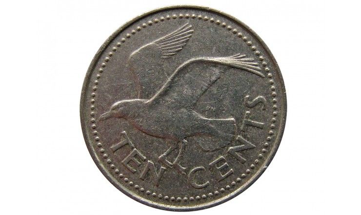 Барбадос 10 центов 1989 г.