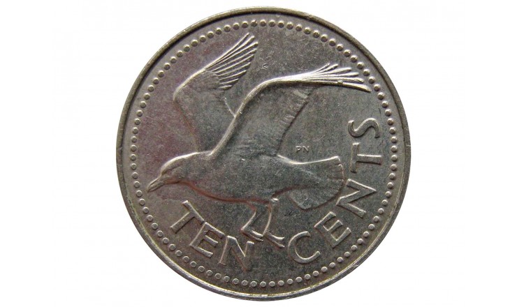 Барбадос 10 центов 1992 г.