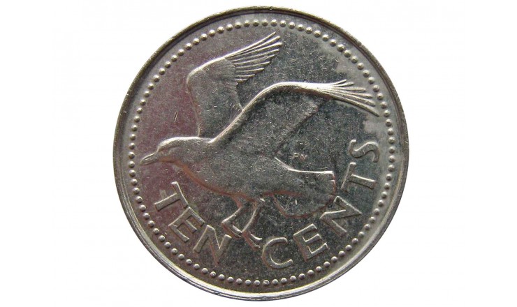 Барбадос 10 центов 1995 г.
