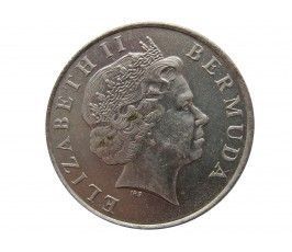 Бермудские о-ва 25 центов 2000 г.
