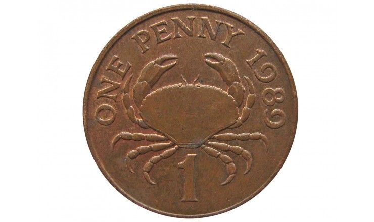 Гернси 1 пенни 1989 г.