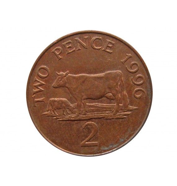 Гернси 2 пенса 1996 г.