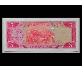 Либерия 5 долларов 2011 г.