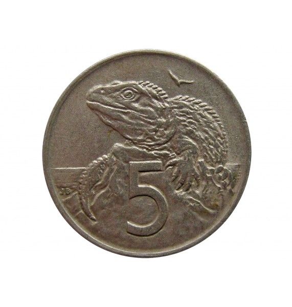 Новая Зеландия 5 центов 1972 г.