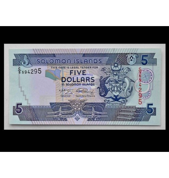 Соломоновы острова 5 долларов 2008 г.