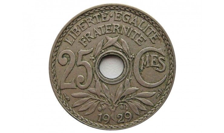 Франция 25 сантимов 1929 г.