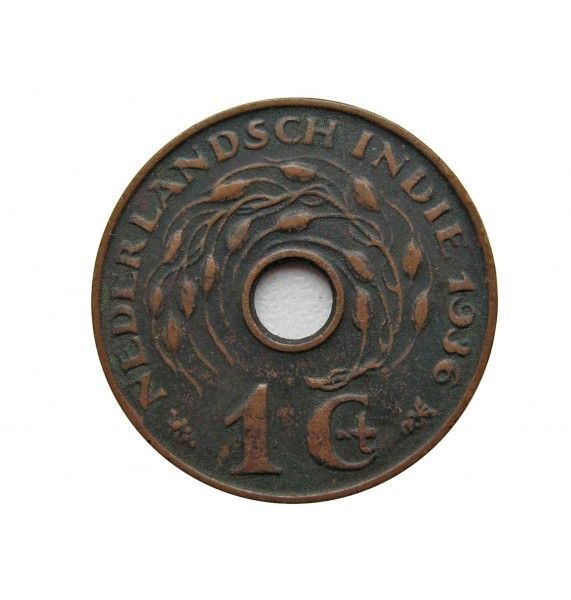 Нидерландская Индия 1 цент 1936 г.