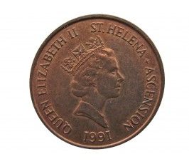 Остров Святой Елены и Вознесения 1 пенни 1991 г.