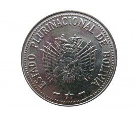 Боливия 1 боливиано 2012 г.