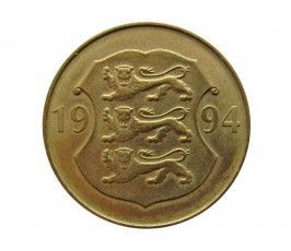 Эстония 5 крон 1994 г. (75 лет Банку Эстонии)