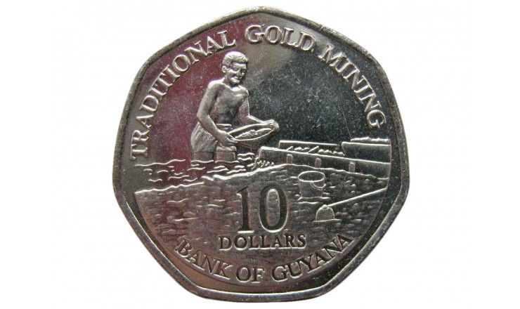Гайана 10 долларов 2011 г.