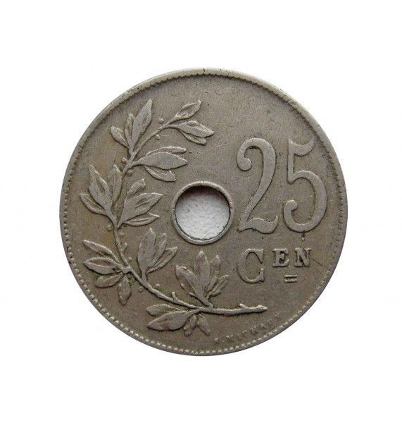 Бельгия 25 сантимов 1908 г. (Belgie)