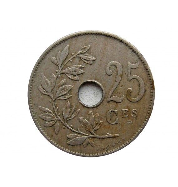 Бельгия 25 сантимов 1908 г. (Belgique)