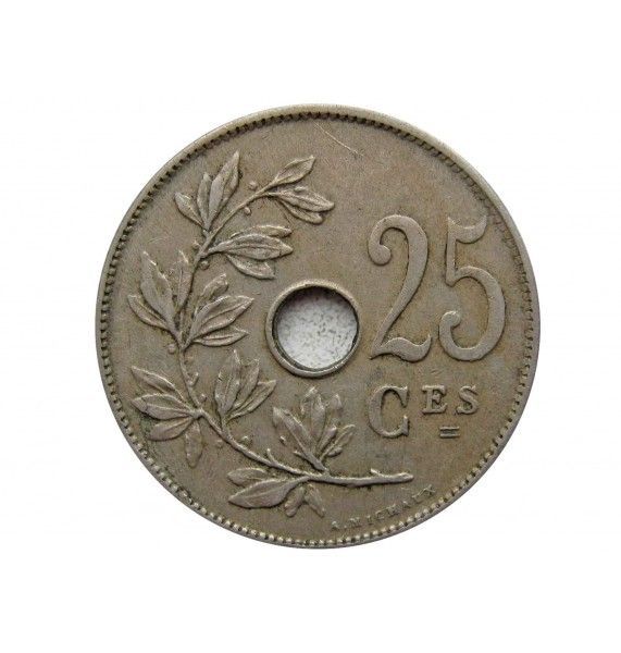 Бельгия 25 сантимов 1909 г. (Belgique)