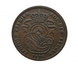 Бельгия 2 сантима 1836 г. (Des Belges)