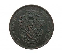 Бельгия 2 сантима 1870 г. (Des Belges)