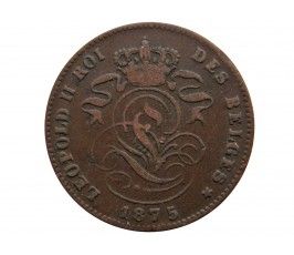 Бельгия 2 сантима 1875 г. (Des Belges)