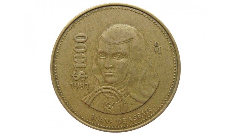 Мексика 1000 песо 1991 г.
