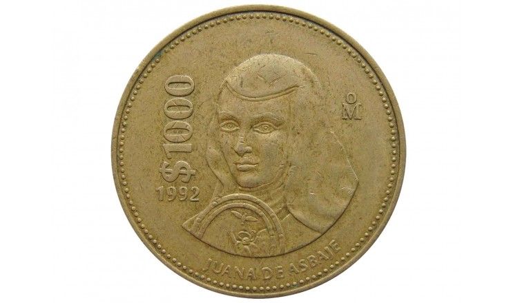 Мексика 1000 песо 1992 г.