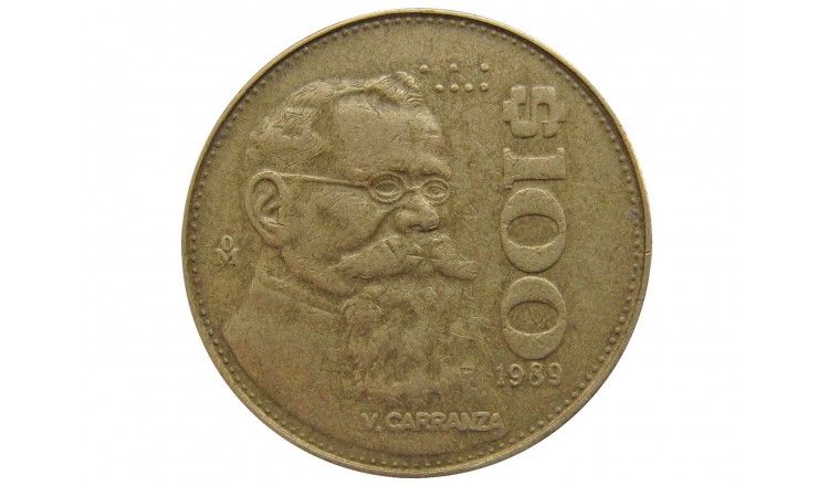 Мексика 100 песо 1989 г.