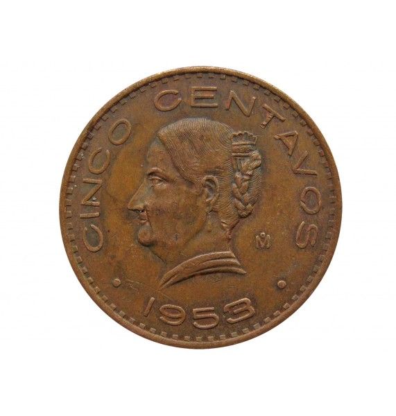 Мексика 5 сентаво 1953 г.