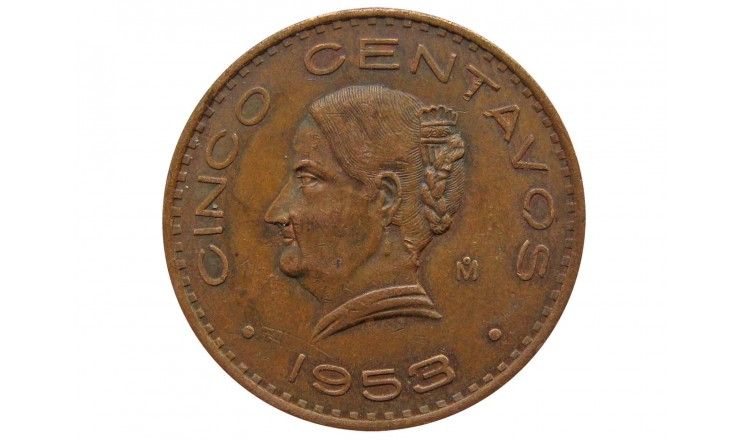 Мексика 5 сентаво 1953 г.