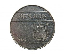 Аруба 10 центов 1986 г.