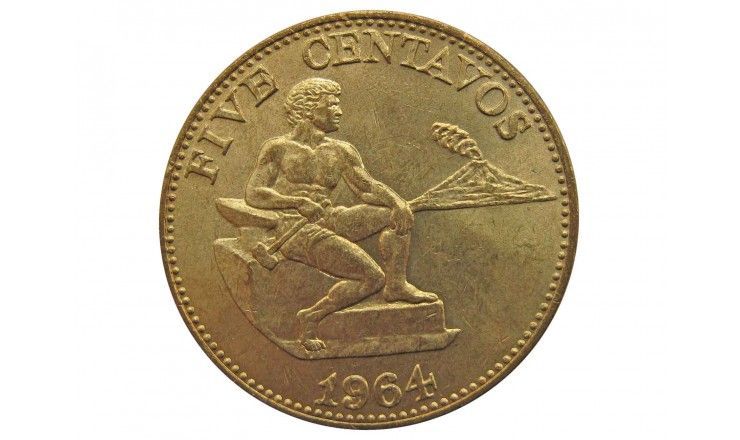 Филиппины 5 сентаво 1964 г.