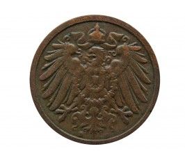 Германия 2 пфеннига 1905 г. D