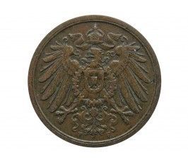 Германия 2 пфеннига 1906 г. F