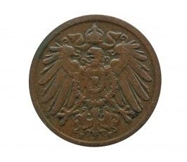 Германия 2 пфеннига 1906 г. F