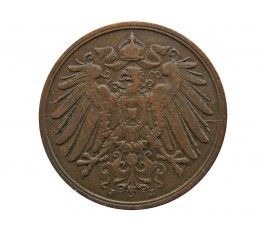 Германия 2 пфеннига 1906 г. J