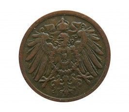Германия 2 пфеннига 1907 г. A