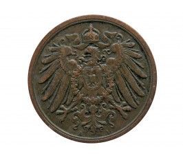 Германия 2 пфеннига 1911 г. A