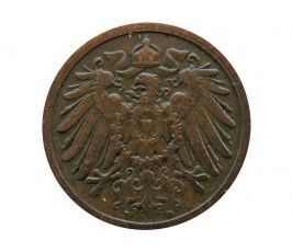 Германия 2 пфеннига 1911 г. D