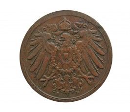 Германия 2 пфеннига 1911 г. F