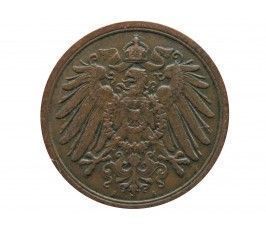 Германия 2 пфеннига 1913 г. A
