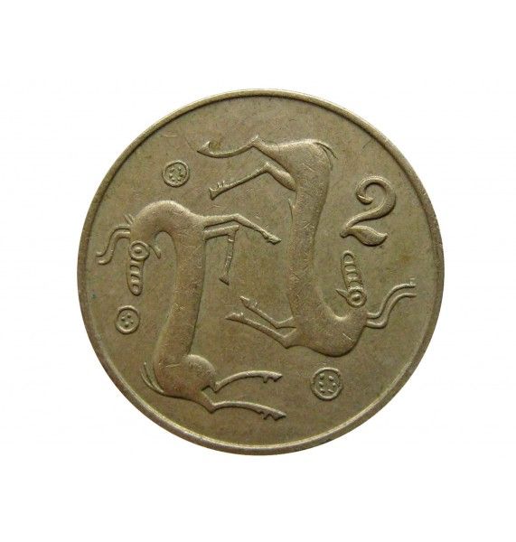 Кипр 2 цента 1983 г.