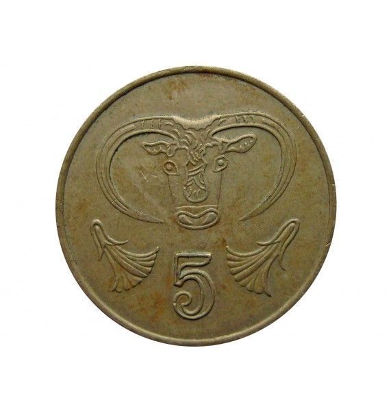 Кипр 5 центов 1985 г.