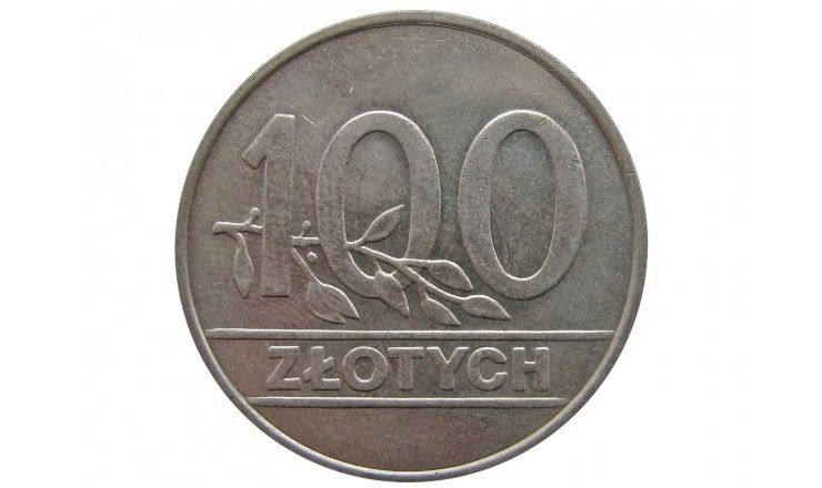 Польша 100 злотых 1990 г.