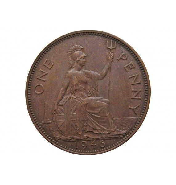 Великобритания 1 пенни 1946 г.