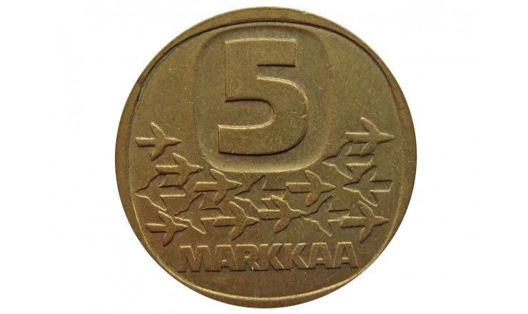 Финляндия 5 марок 1990 г.