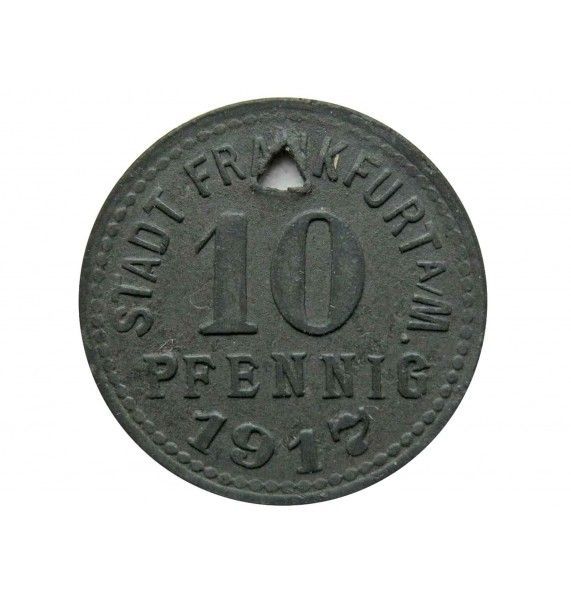 Франкфурт 10 пфеннигов 1917 г.