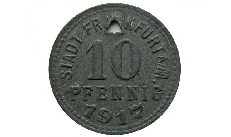 Франкфурт 10 пфеннигов 1917 г.