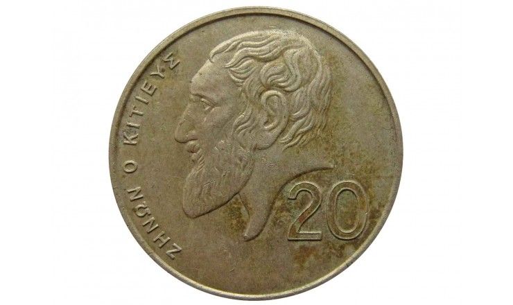 Кипр 20 центов 1992 г.