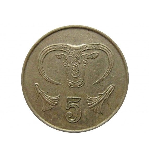 Кипр 5 центов 1988 г.