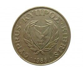 Кипр 5 центов 1988 г.